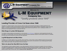 Tablet Screenshot of lmequipmentusa.com